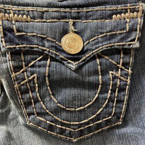 True Religion Joey Golden Super T Size 28